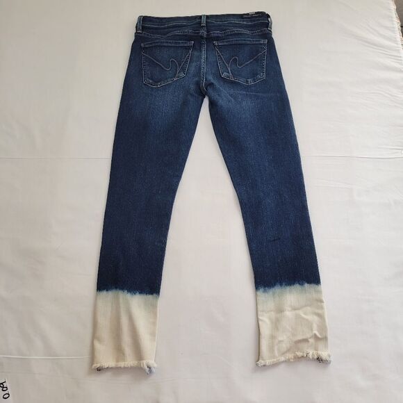 NEW 27 Citizens Of Humanity STRETCH Agnes Avedon Bleach Raw Edge Jeans NWOT - Picture 7 of 15